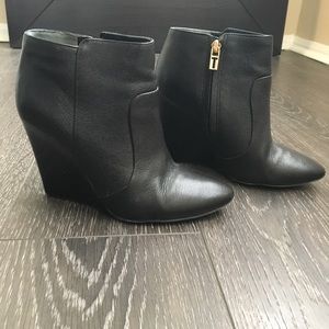 Tory Burch leather wedges